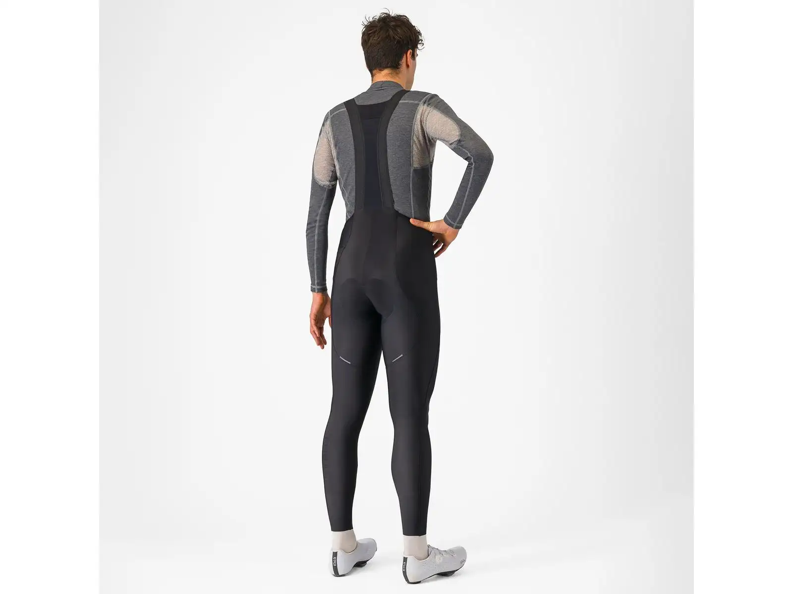 Castelli Espresso Bibtight pánské kalhoty s laclem a vložkou Black
