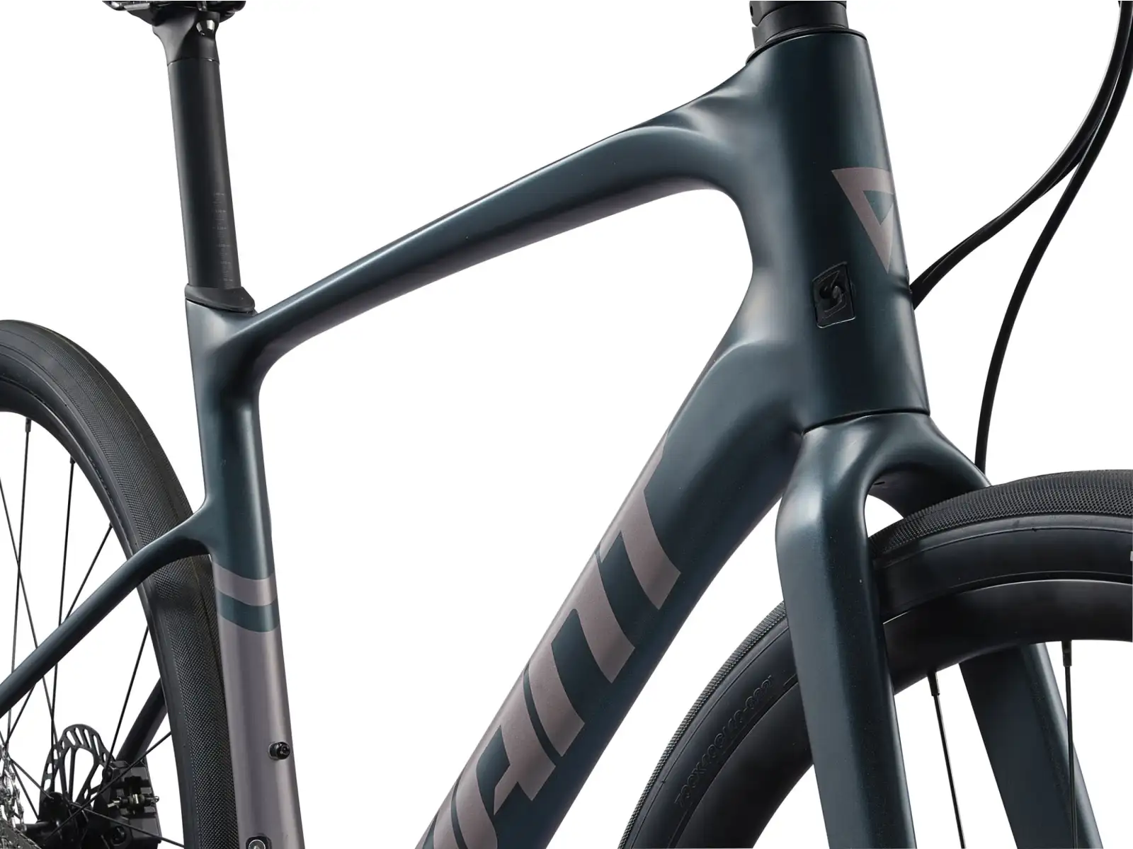 Giant FastRoad AR Advanced 1 silniční kolo Asphalt Green