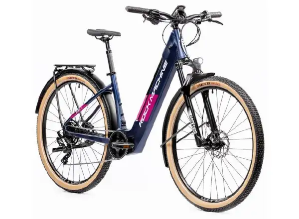 Rock Machine Storm INT e90-29 lady touring  matte blue/silver/pink elektrokolo