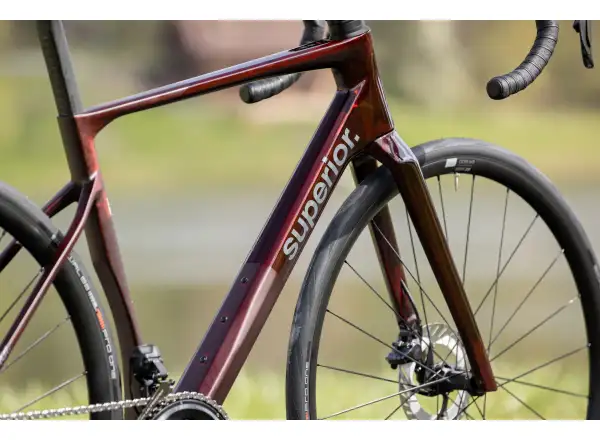 Superior XR 9.7 GF gravel kolo Gloss Carbon Red