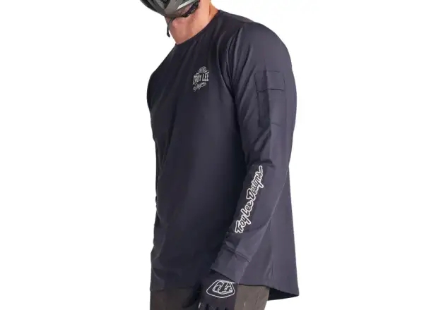 Troy Lee Designs Ruckus Ride Tee pánský dres dlouhý rukáv Bolts Carbon