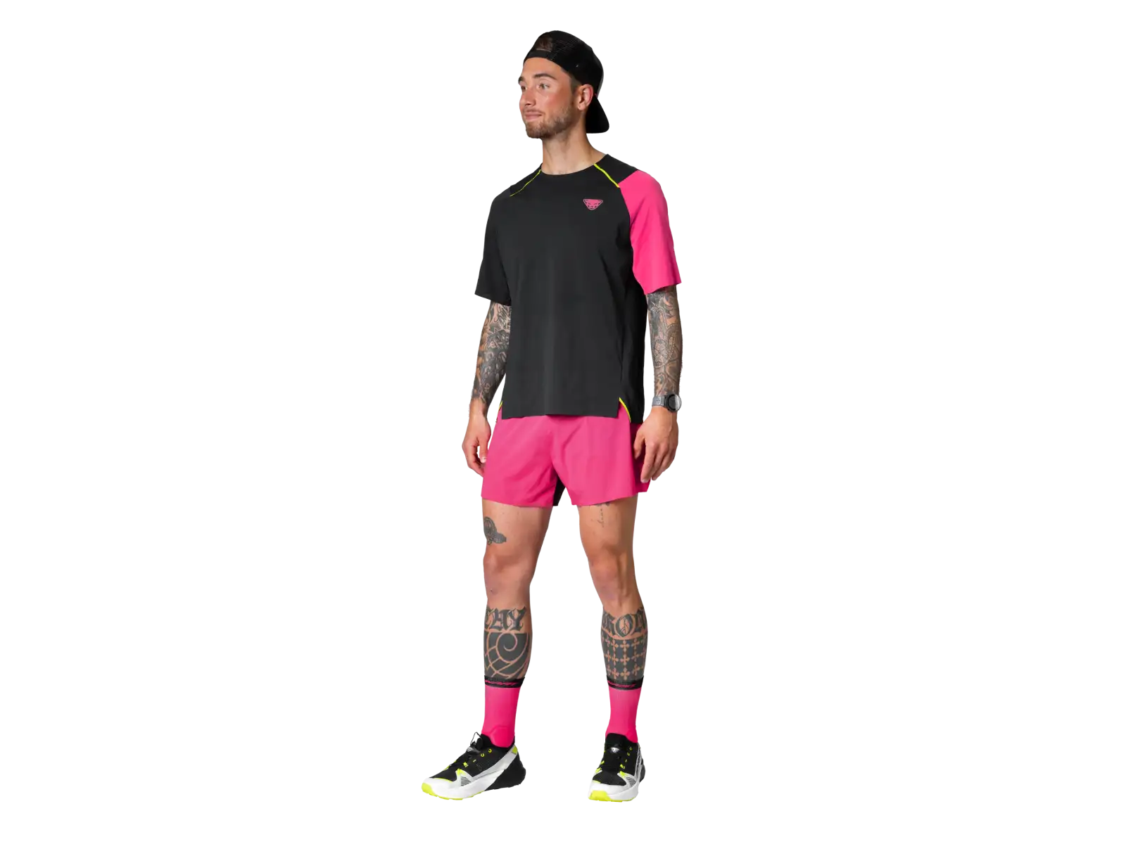 Dynafit DNA pánské běžecké triko kráký rukáv Pink Glo