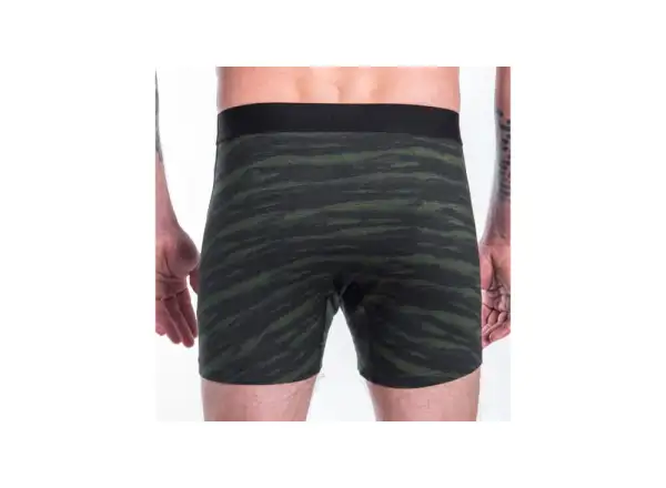 Sensor Merino Impress pánské trenky černá/Batik
