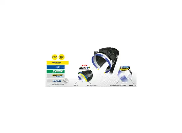 Michelin Wild Enduro Front Magi-X2  27,5x2,40" TS TLR MTB plášť kevlar černá