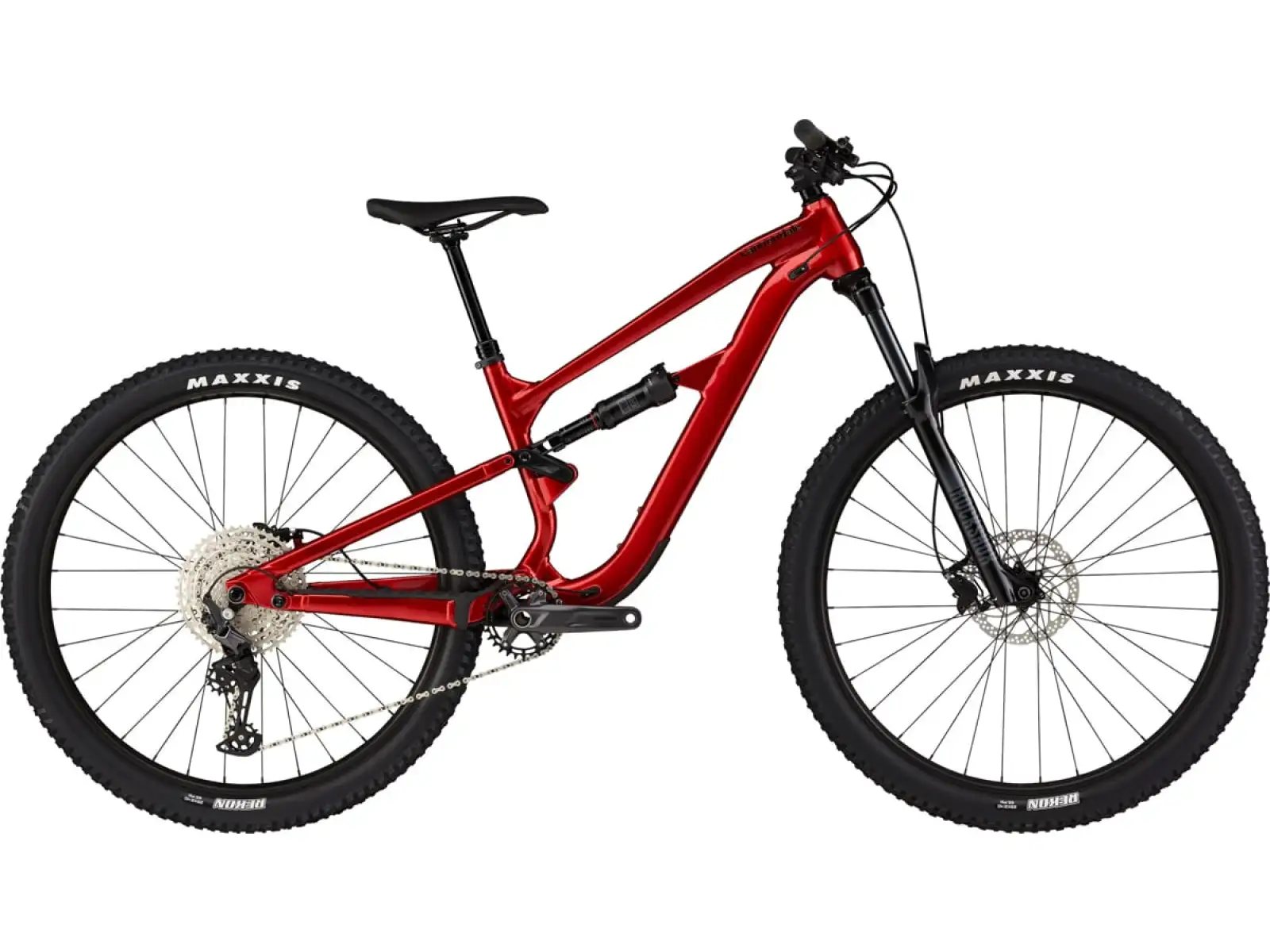 Cannondale Habit 4 celoodpružené horské kolo Candy Red