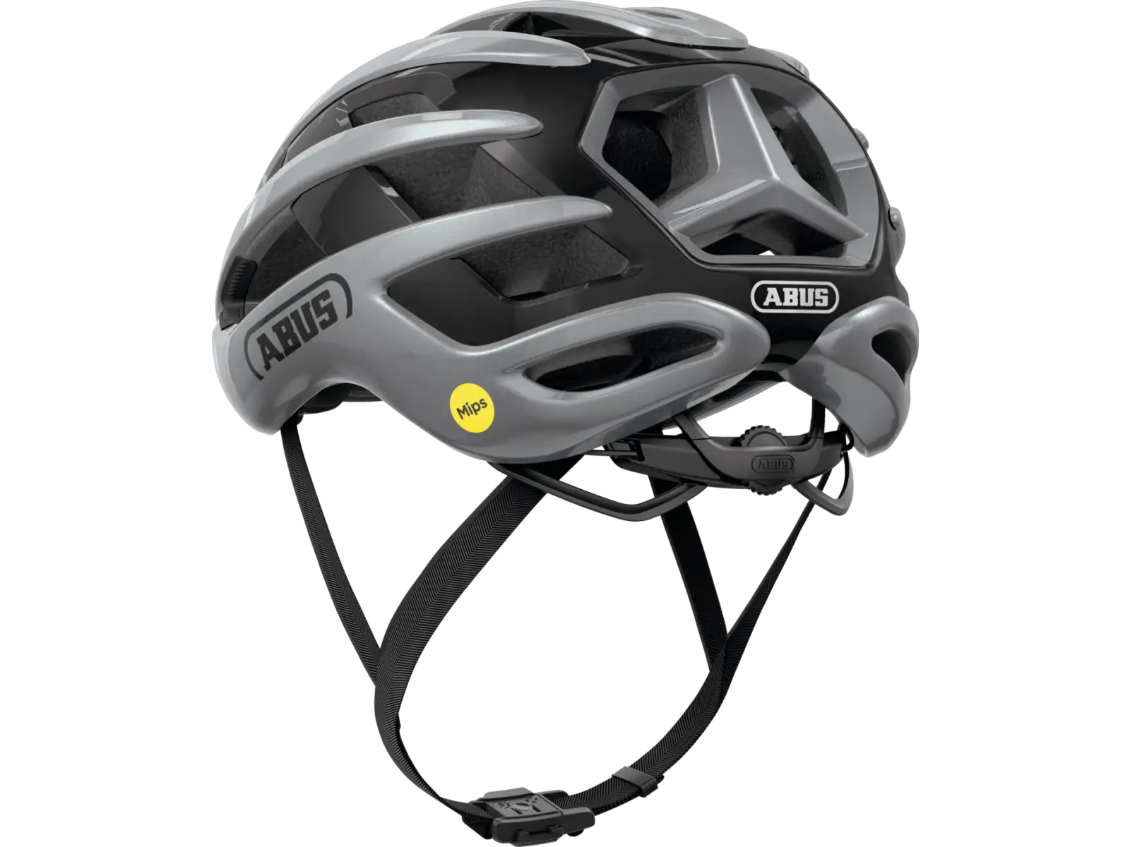 Abus AirBreaker 2.0 MIPS silniční přilba Graphite Silver