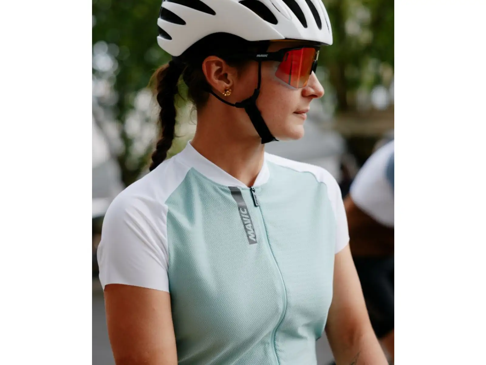 Mavic Aksium dámský dres krátký rukáv Mint/White VZOREK