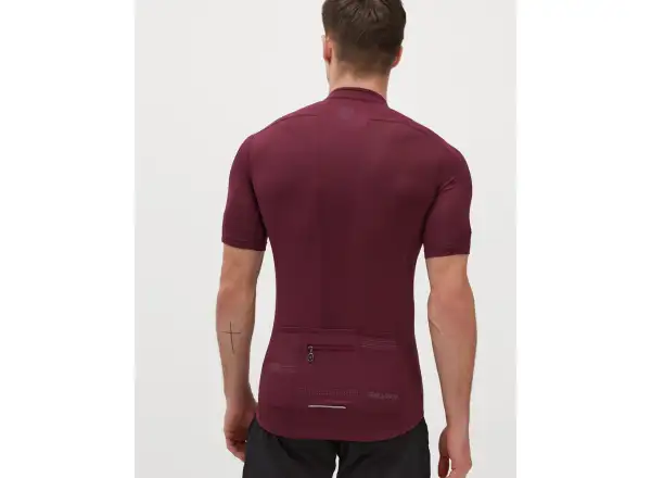 Silvini Ceno pánský dres krátký rukáv Plum