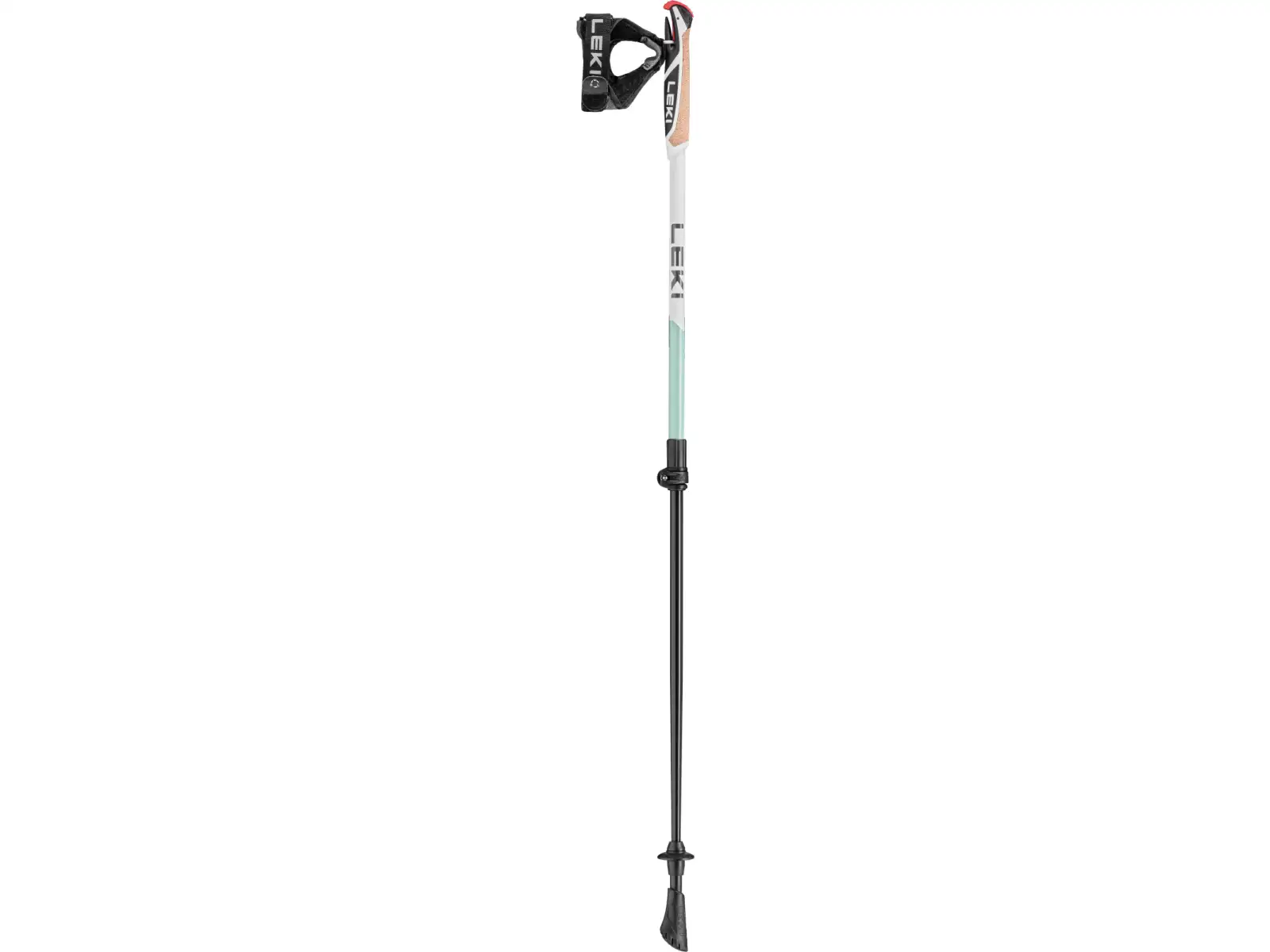 Leki Spin Shark trekingové hole White/SmokeGreen vel.100-130 cm
