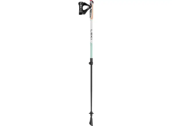 Leki Spin Shark trekingové hole White/SmokeGreen vel.100-130 cm