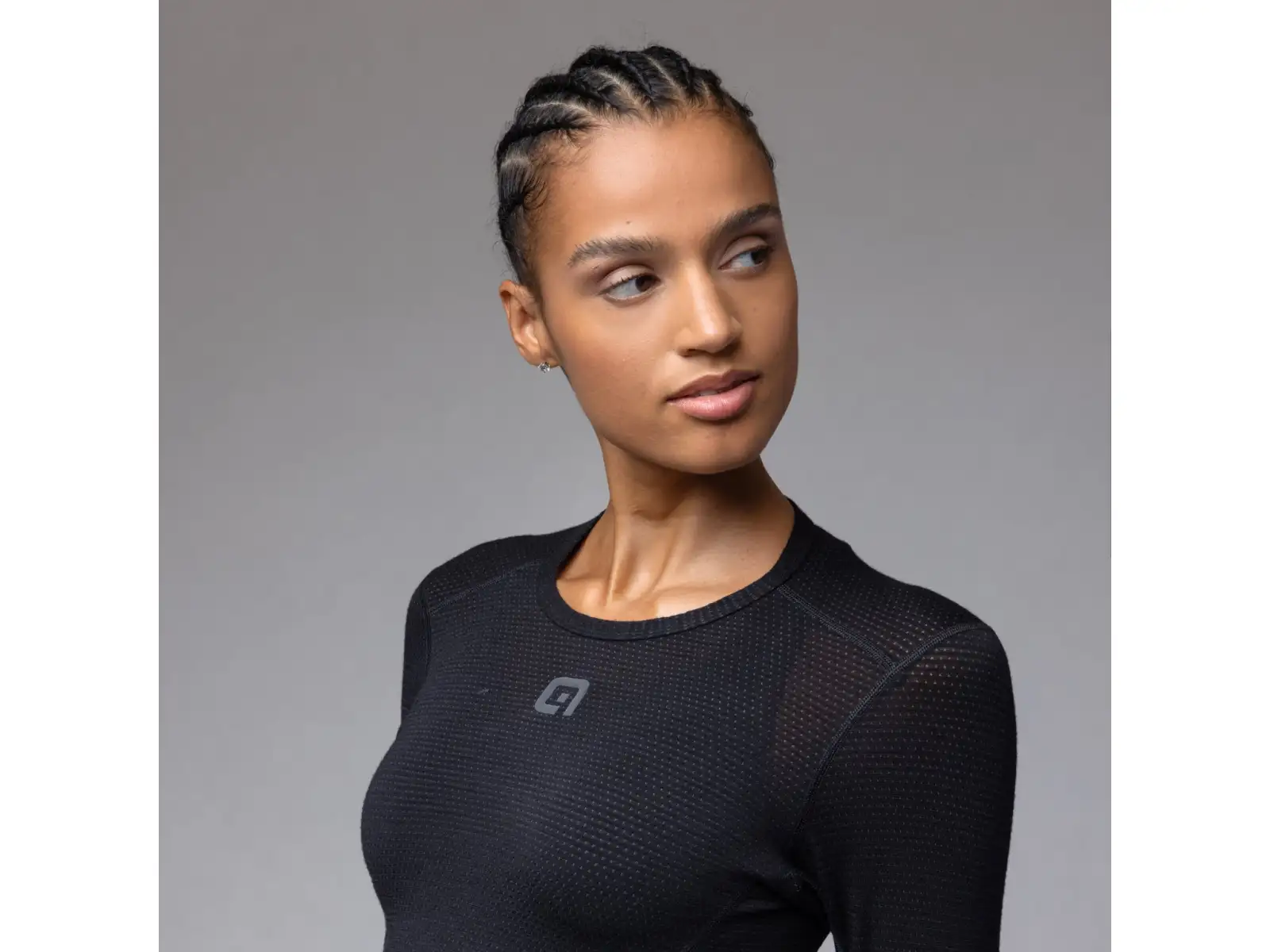 Alé Intimo Merino dámské spodní triko dlouhý rukáv Black