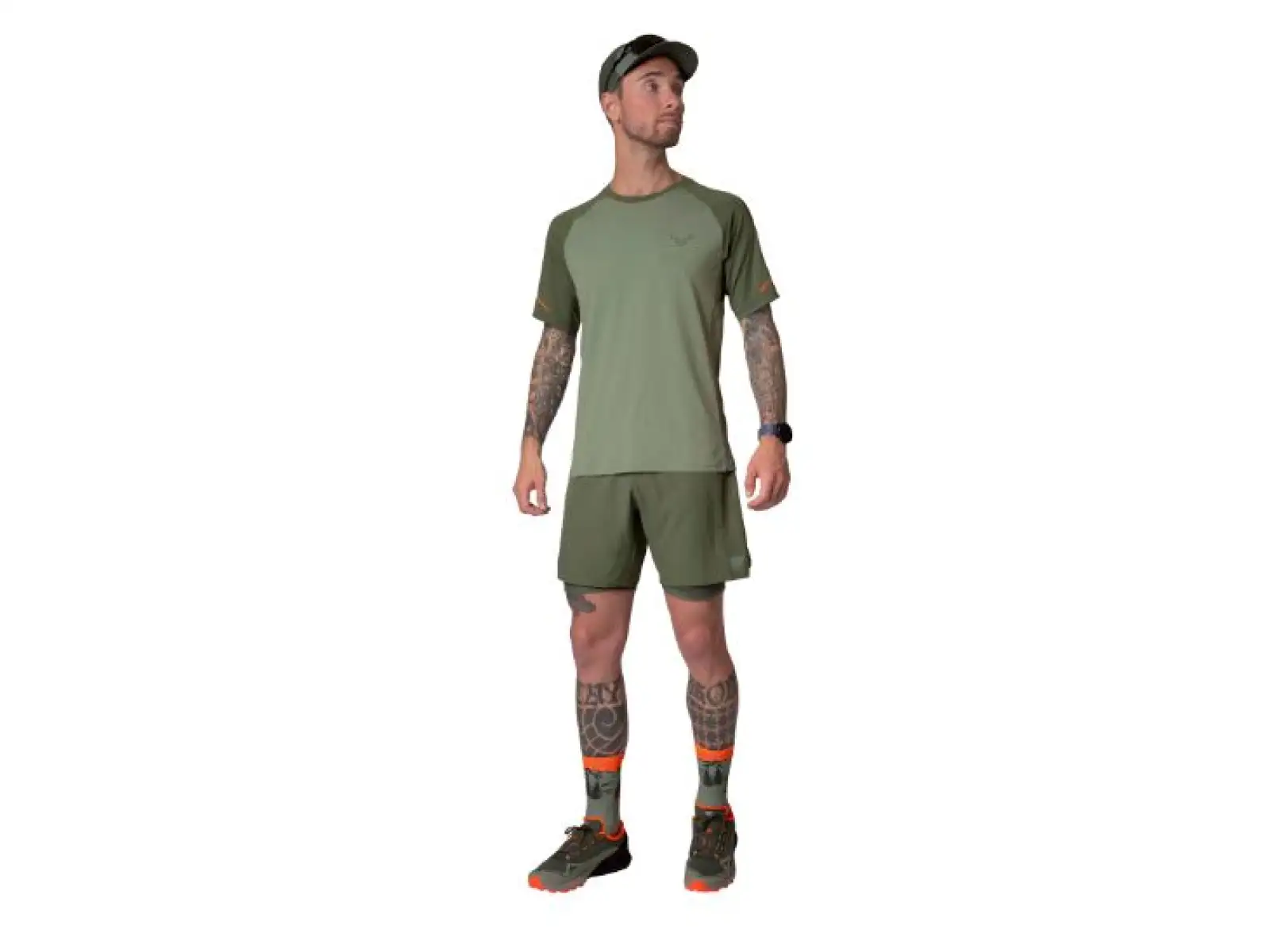 Dynafit Alpine Pro 2v1 pánské běžecké kraťasy Thyme