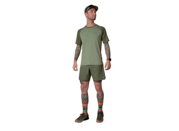 Dynafit Alpine Pro 2v1 pánské běžecké kraťasy Thyme