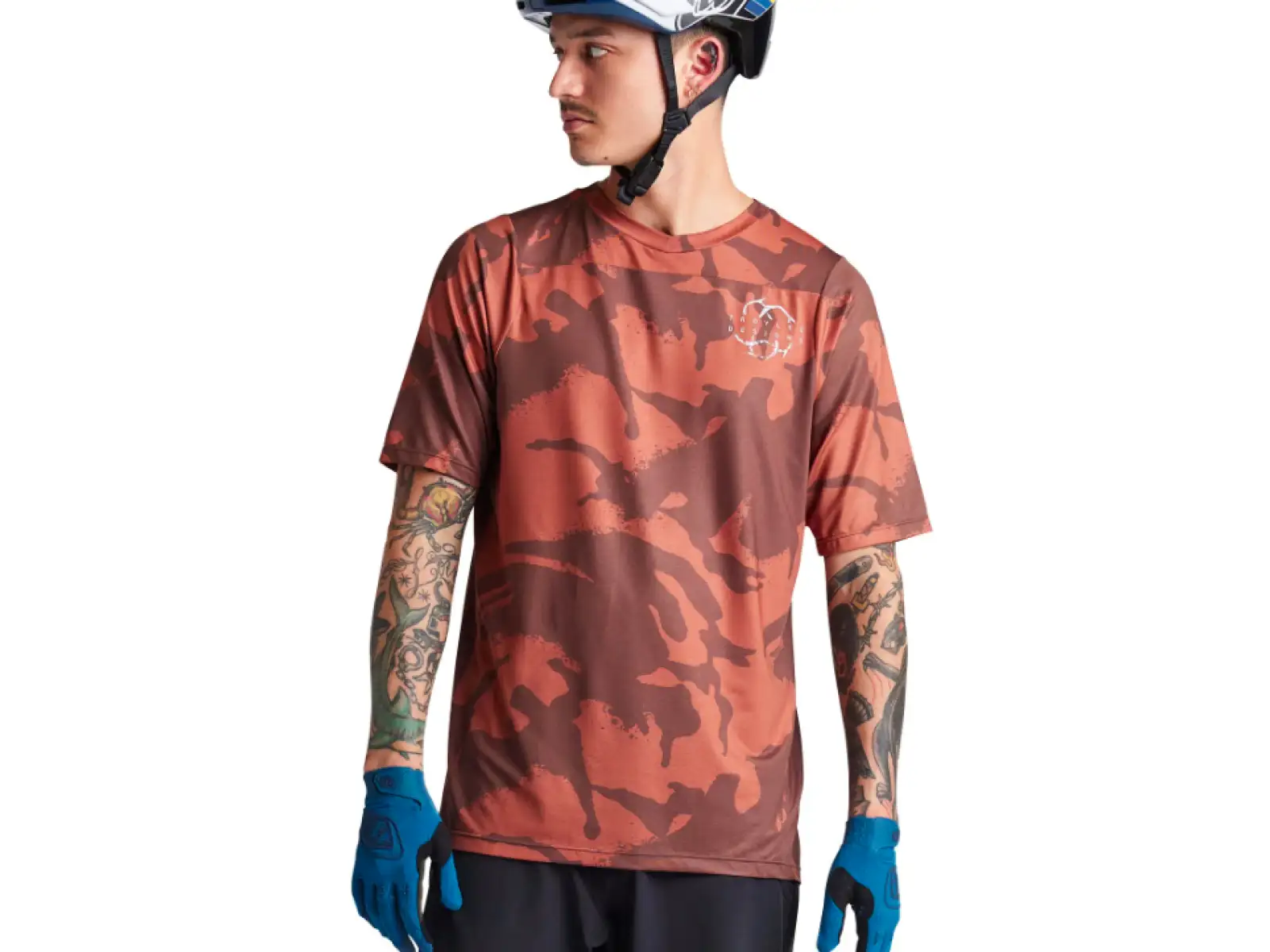 Troy Lee Designs Skyline pánský dres krátký rukáv Shadow Camo Brick