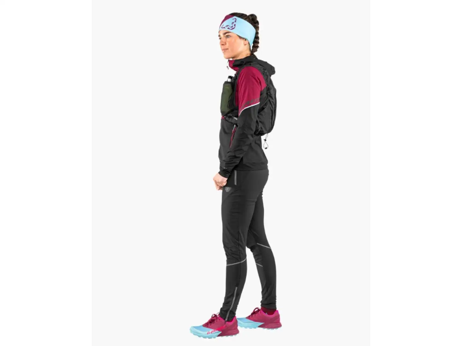 Dynafit Alpine Hybrid dámské běžecké kalhoty Black Out/Magnet
