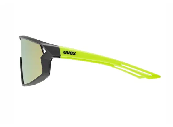 Uvex Skyryse JR. dětské brýle Black/Yellow Matt/Mirror Yellow