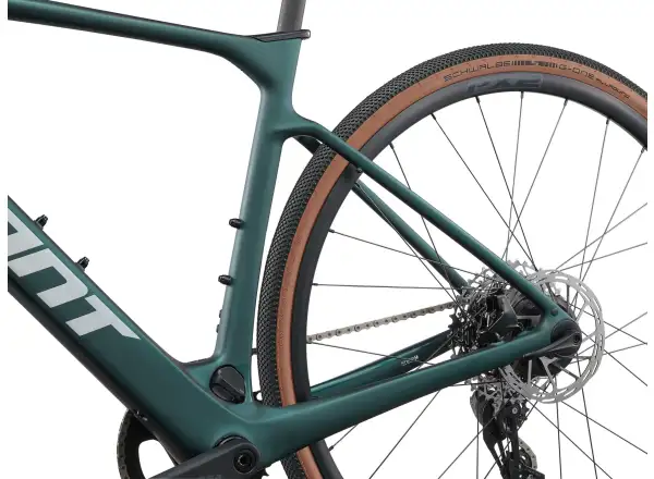 Giant Defy Advanced E+ EL AR silniční elektrokolo Kelp Forest