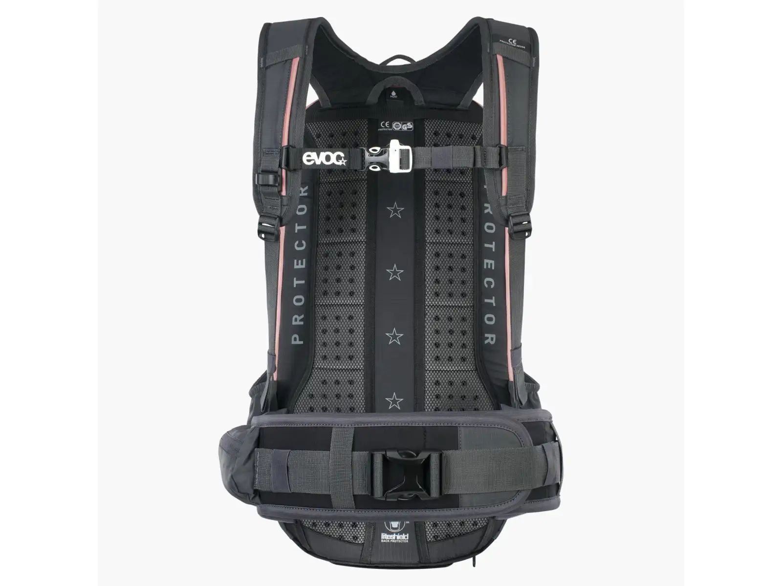 Evoc FR Enduro 16 batoh 16 l dusty pink/karbonově šedá