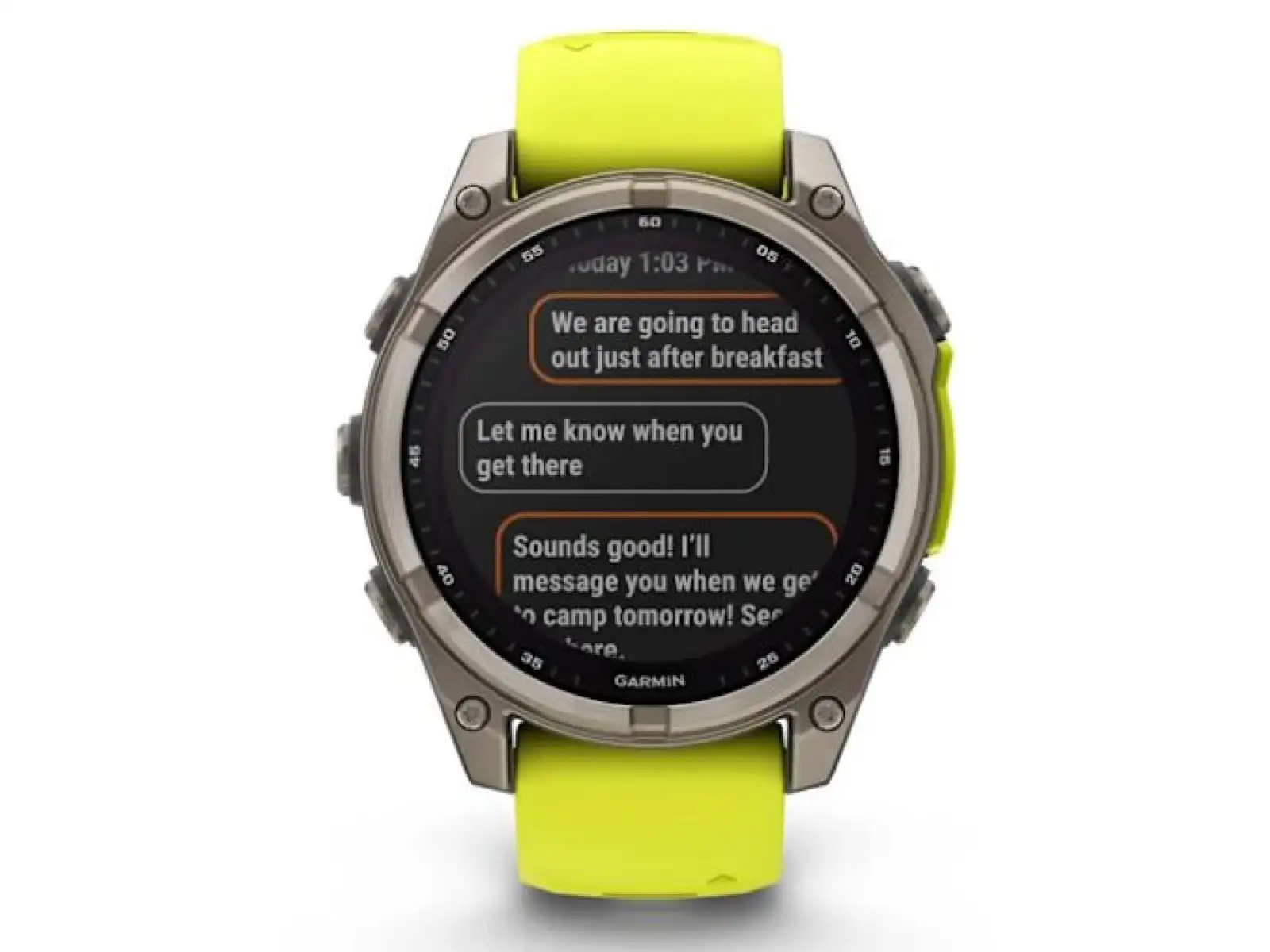 Garmin fenix 8 - 51 mm Solar Sapphire chytré hodinky Titanium Yellow/Graphite