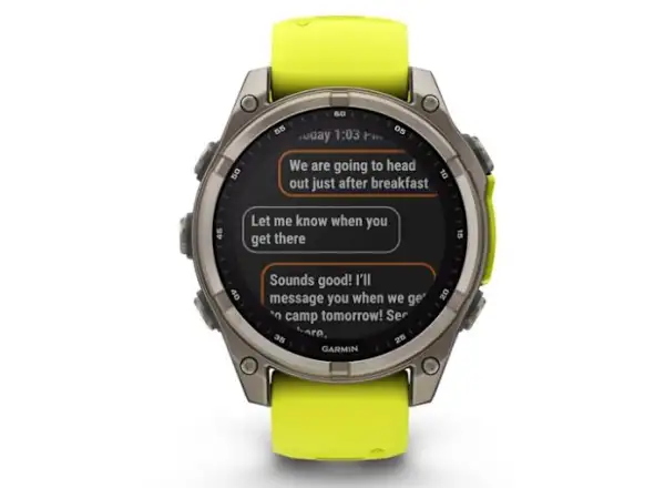 Garmin fenix 8 - 51 mm Solar Sapphire chytré hodinky Titanium Yellow/Graphite