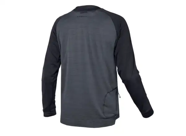 Endura Singletrack Fleece pánský dres dlouhý rukáv black