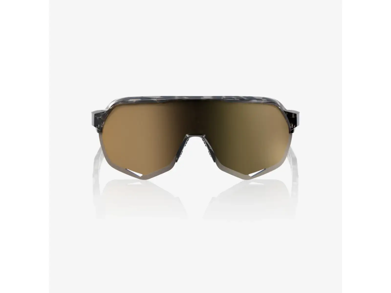 100% S2 sluneční brýle Gloss Black Havana/Soft Gold Mirror