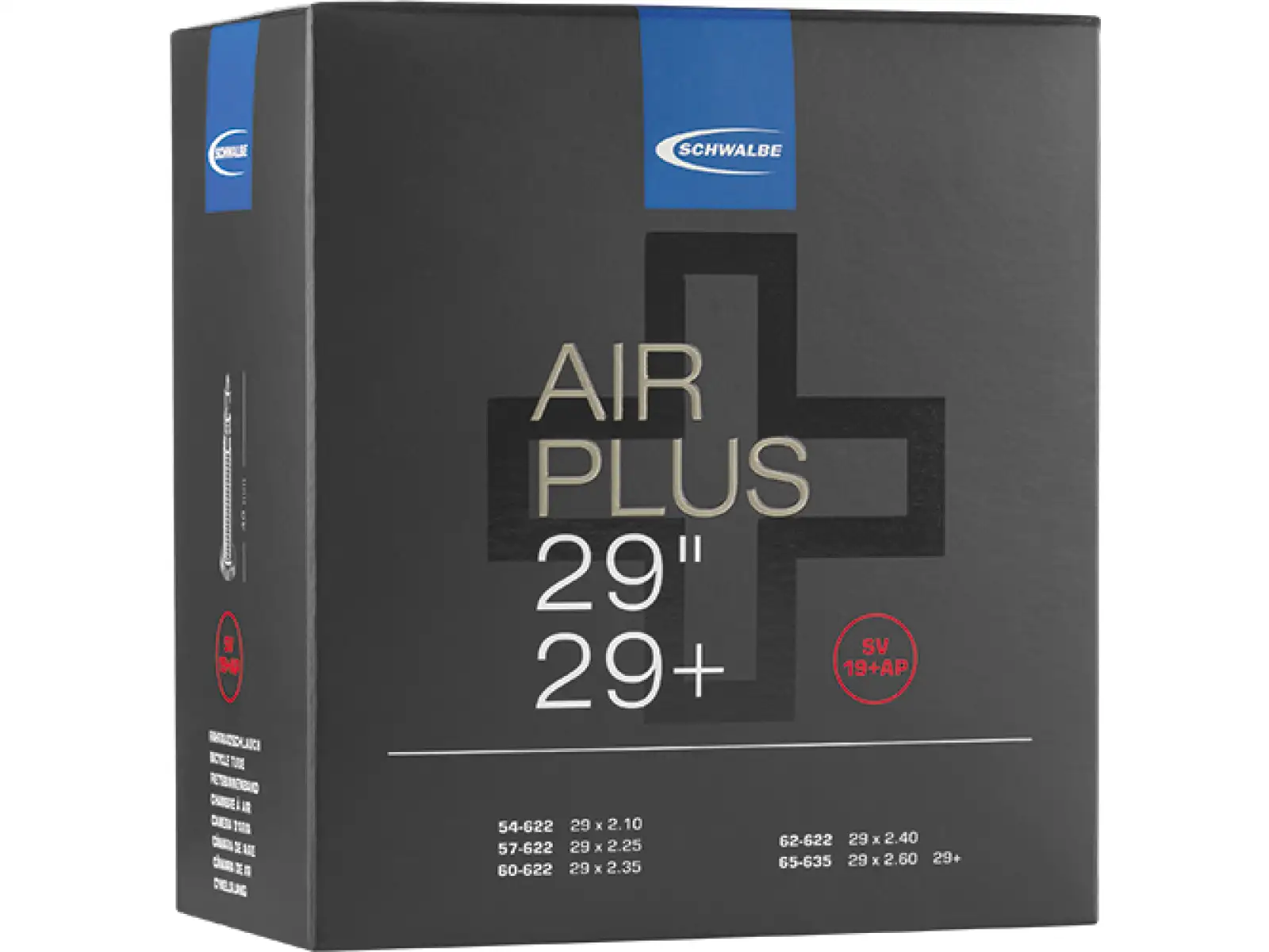 Schwalbe Air Plus 29" duše 54-65/622 galuskový ventil