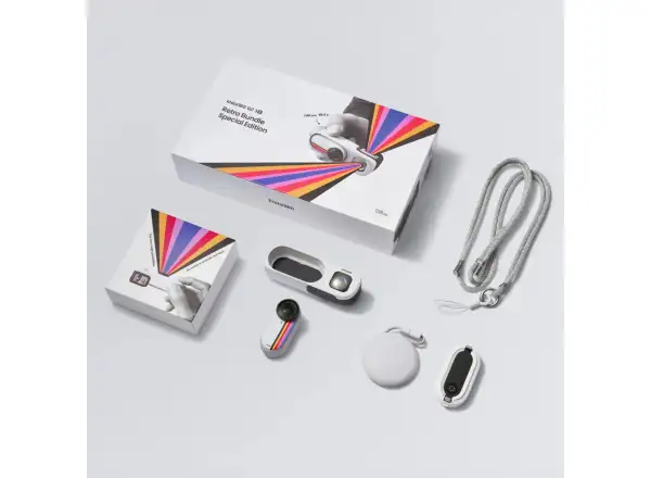 Insta360 GO 3S kamera Retro bundle 64 GB speciální edice bílá