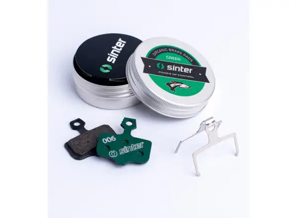 Sinter SRAM Level, Elixir, DB brzdové destičky polymer zelená