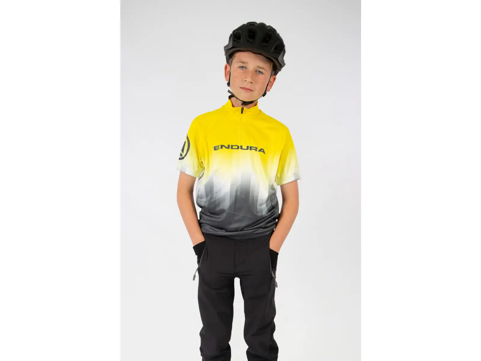 Endura Xtract dětský dres krátký rukáv Hi-Viz yellow