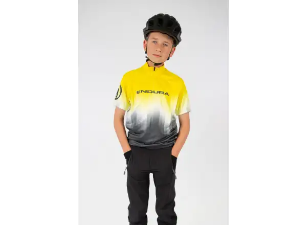 Endura Xtract dětský dres krátký rukáv Hi-Viz yellow