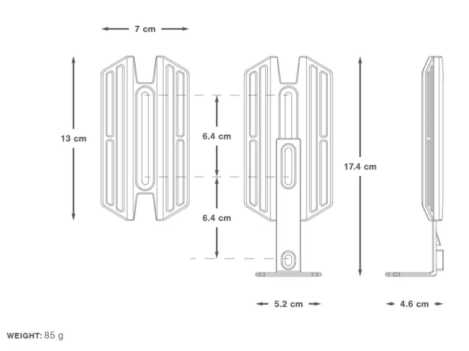 Apidura Cargo Cage držák na brašnu černá