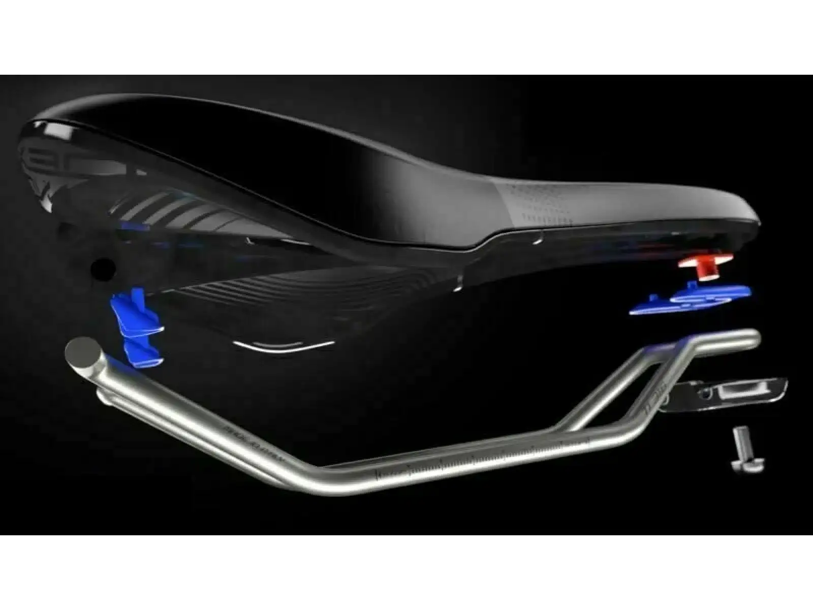 Selle Italia X-BOW TI 316 L SUPERFLOW sedlo Black
