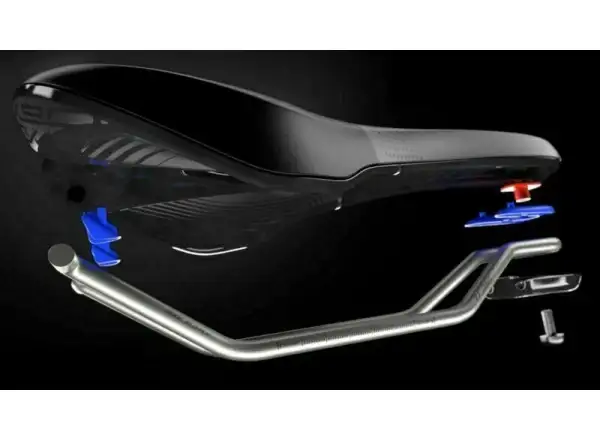 Selle Italia X-BOW TI 316 L SUPERFLOW sedlo Black
