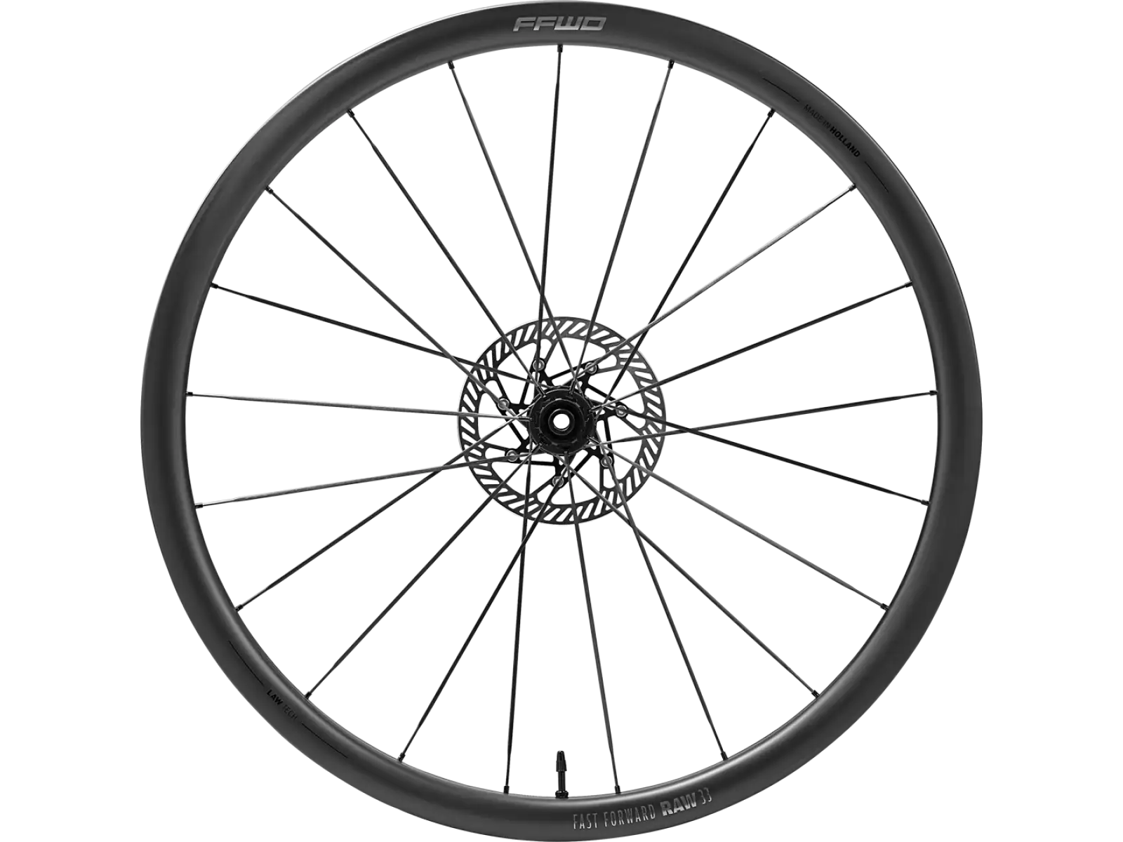 FFWD RAW CS 33 silniční vypletená kola Matt Black