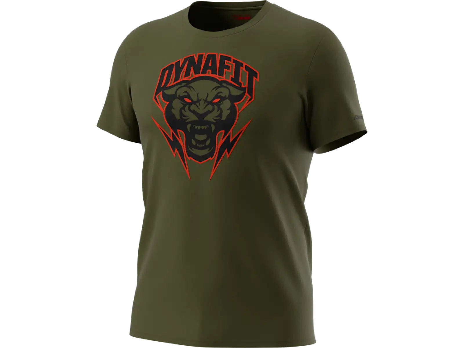 Dynafit Graphic Cotton pánské triko krátký rukáv Olive Night/Tigard