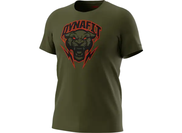 Dynafit Graphic Cotton pánské triko krátký rukáv Olive Night/Tigard