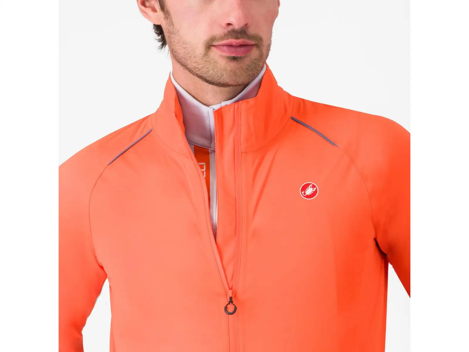 Castelli Emergency 3 Rain Jacket pánská bunda Brilliant Orange