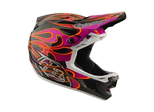 Troy Lee Designs D4 Carbon MIPS přilba Torched Carbn/Magenta