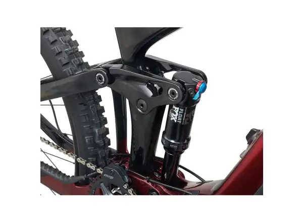 Giant Reign Advanced 2 celoodpružené horské kolo Sangria/Carbon