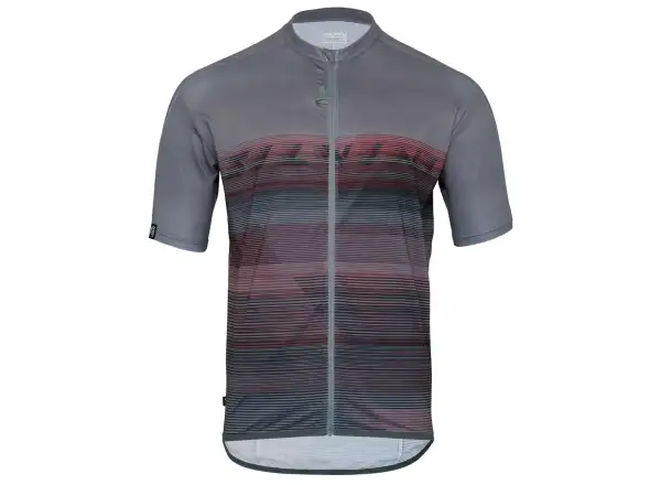 Silvini Turano pánský volný dres krátký rukáv Grey/Merlot