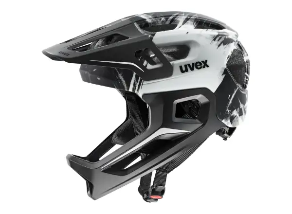 Uvex React JR Fullface MTB přilba White Matt