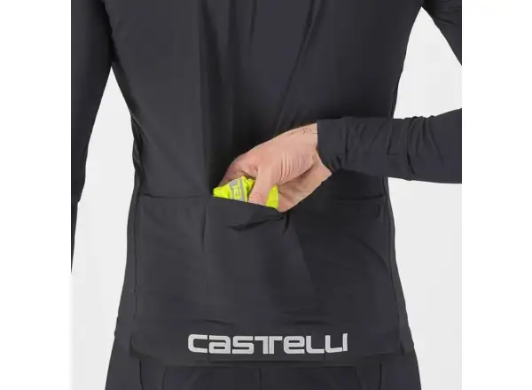 Castelli Squadra Stretch pánská bunda Electric Lime/Dark Grey