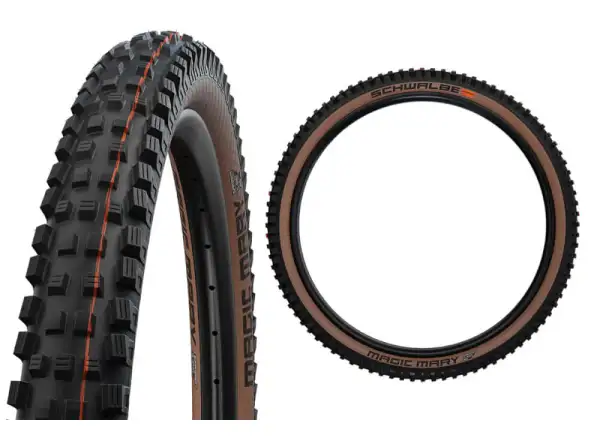 Schwalbe Magic Mary Super Gravity Addix Soft TLE EVO 29x2,40" MTB plášť kevlar hnědá