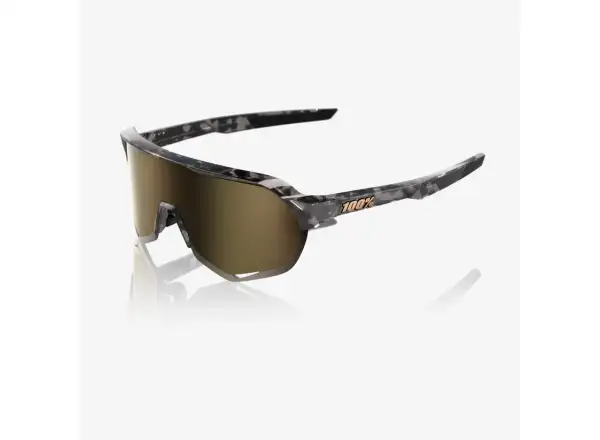 100% S2 sluneční brýle Gloss Black Havana/Soft Gold Mirror