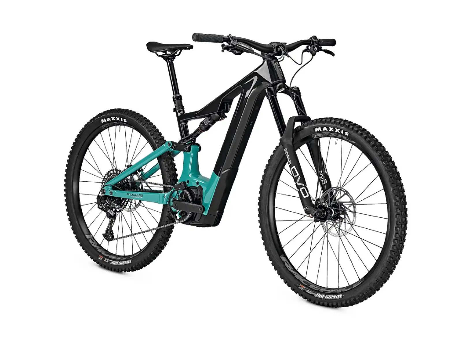 Focus Jam2 8.7 DI 625Wh horské elektrokolo Carbon Raw Glossy / Bluegreen Glossy