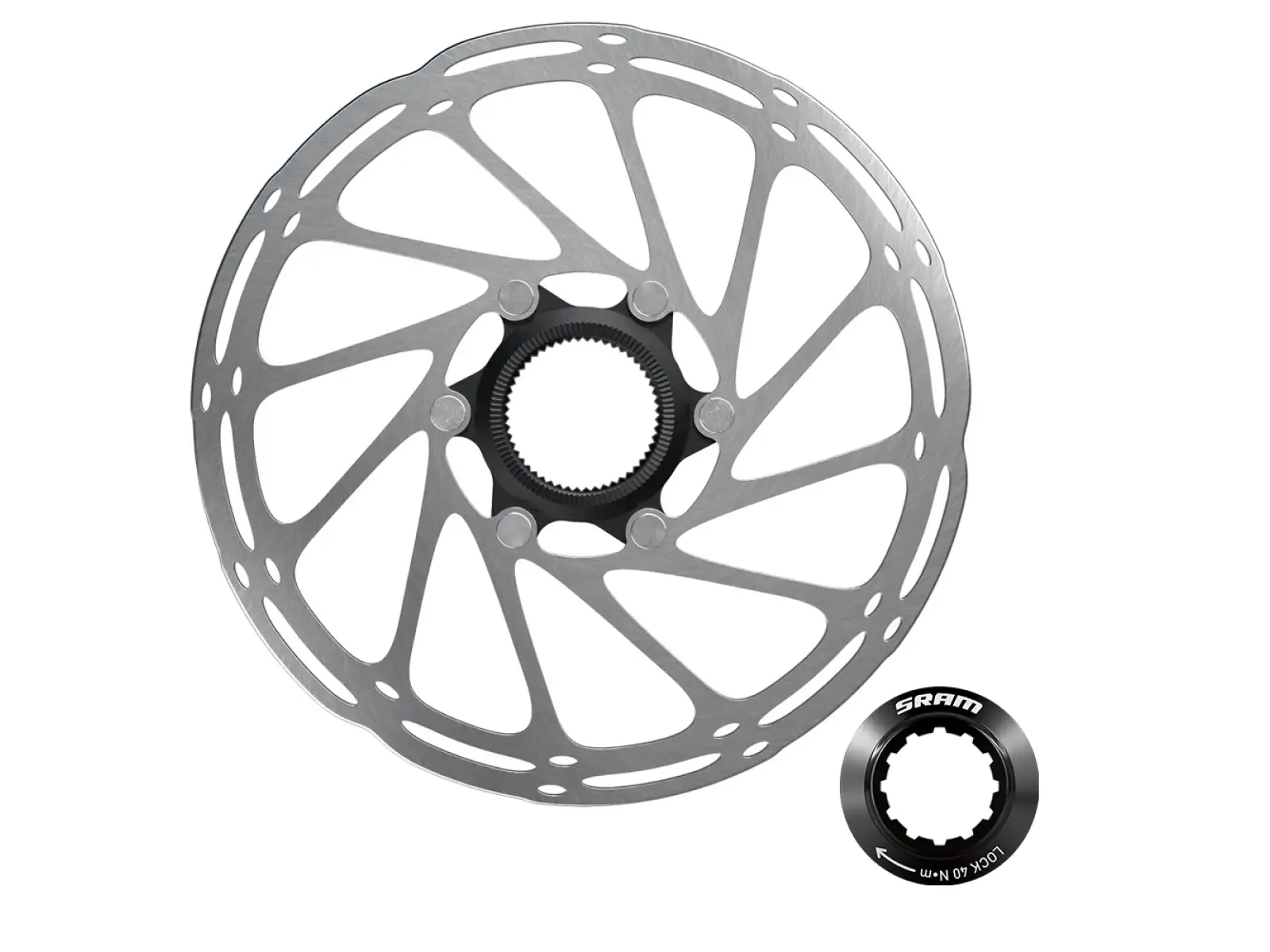 Sram Centerline Rounded Center Lock brzdový kotouč 160 mm - Nebaleno