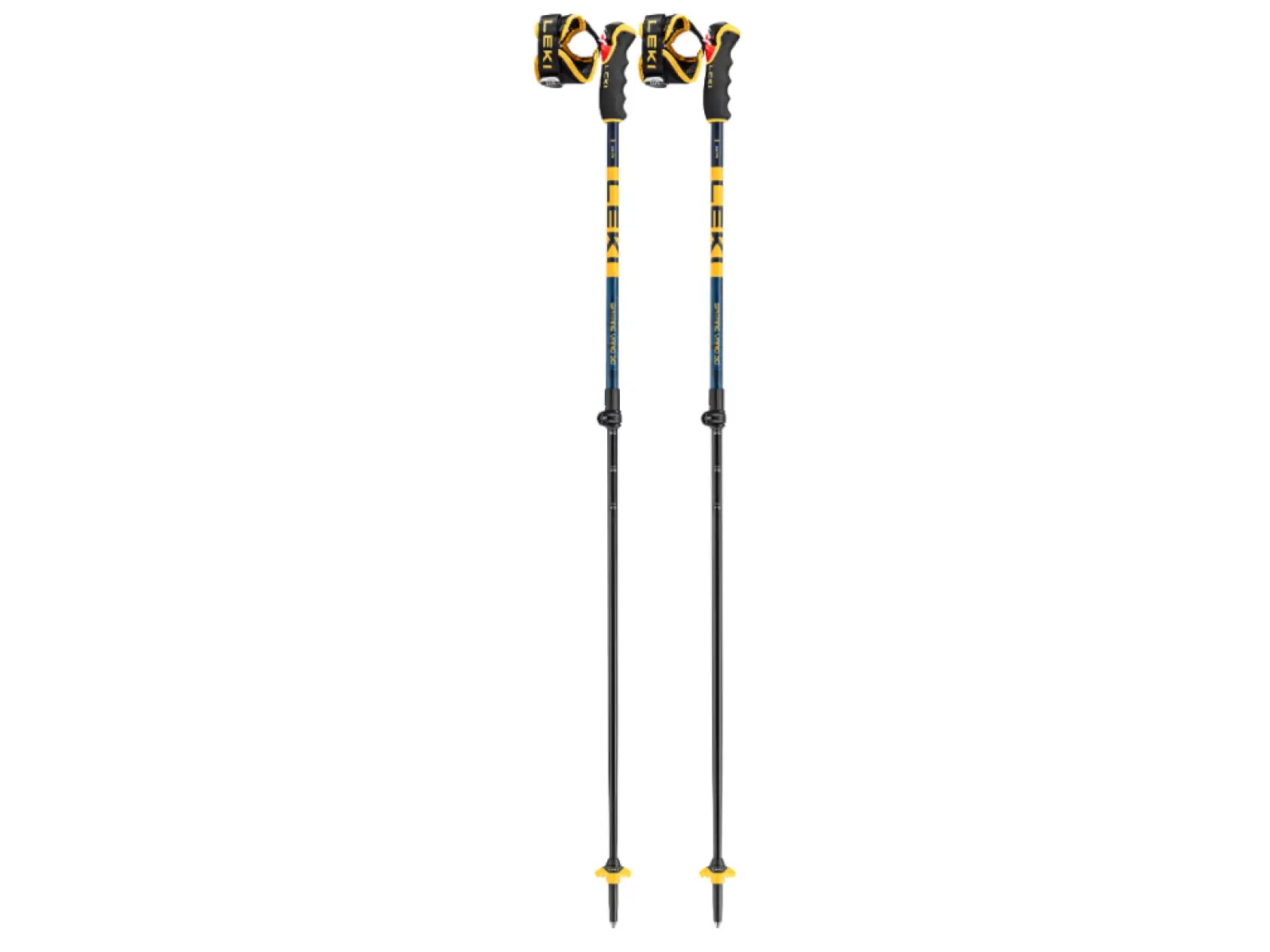 Leki Spitfire Vario 3D sjezdové hole Denimblue/Aegeanblue/Mustardyellow