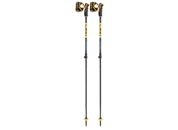 Leki Spitfire Vario 3D sjezdové hole Denimblue/Aegeanblue/Mustardyellow