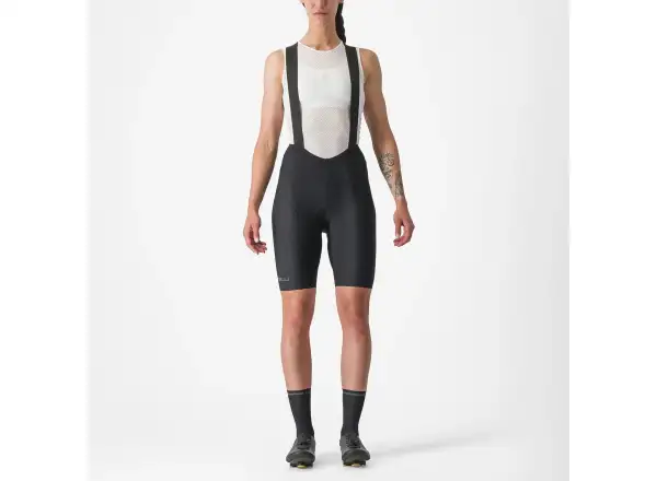 Castelli Espresso DT dámské kraťasy s vložkou a laclem Black